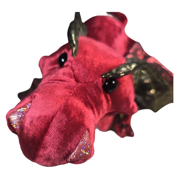 Douglas Red and Gold Dragon Plushie - Picture 4 of 10